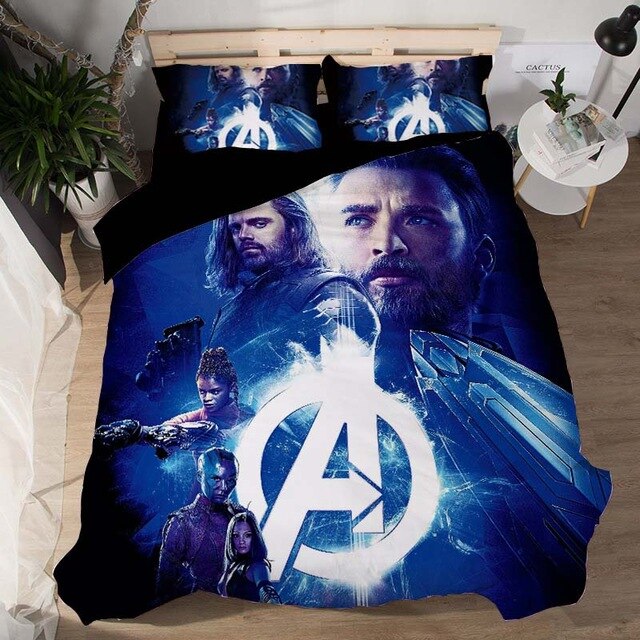 The Avengers 2214 Duvet Cover and Pillowcase Set Bedding Set The Avengers 2214 Duvet Cover and Pillowcase Set Bedding Set