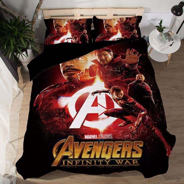 The Avengers 2215 Duvet Cover and Pillowcase Set Bedding Set The Avengers 2215 Duvet Cover and Pillowcase Set Bedding Set