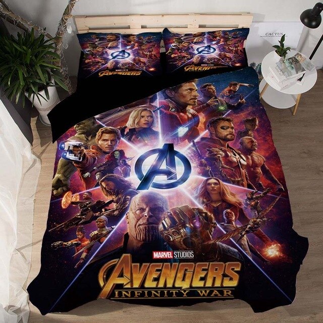 The Avengers 2216 Duvet Cover and Pillowcase Set Bedding Set The Avengers 2216 Duvet Cover and Pillowcase Set Bedding Set