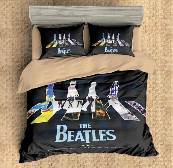 The Beatles ding Duvet Cover and Pillowcase Set Bedding Set The Beatles ding Duvet Cover and Pillowcase Set Bedding Set