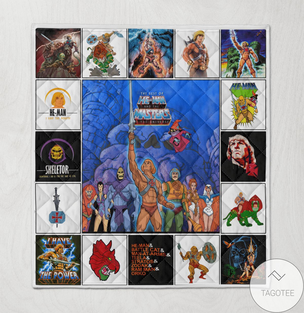 The Best Of He Man And The Masters Of The Universe Blanket Quilt The Best Of He Man And The Masters Of The Universe Blanket Quilt