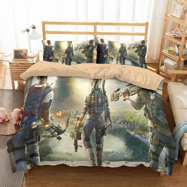 The Division 2 Cove 2 Duvet Cover and Pillowcase Set Bedding Set The Division 2 Cove 2 Duvet Cover and Pillowcase Set Bedding Set