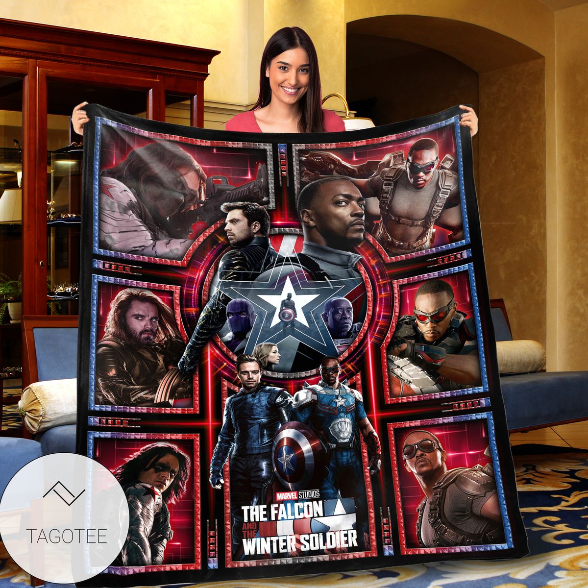 The Falcon And The Winter Soldier Marvel Hero Blanket The Falcon And The Winter Soldier Marvel Hero Blanket