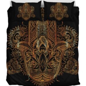 The Hamsa Duver Duvet Cover and Pillowcase Set Bedding Set 915