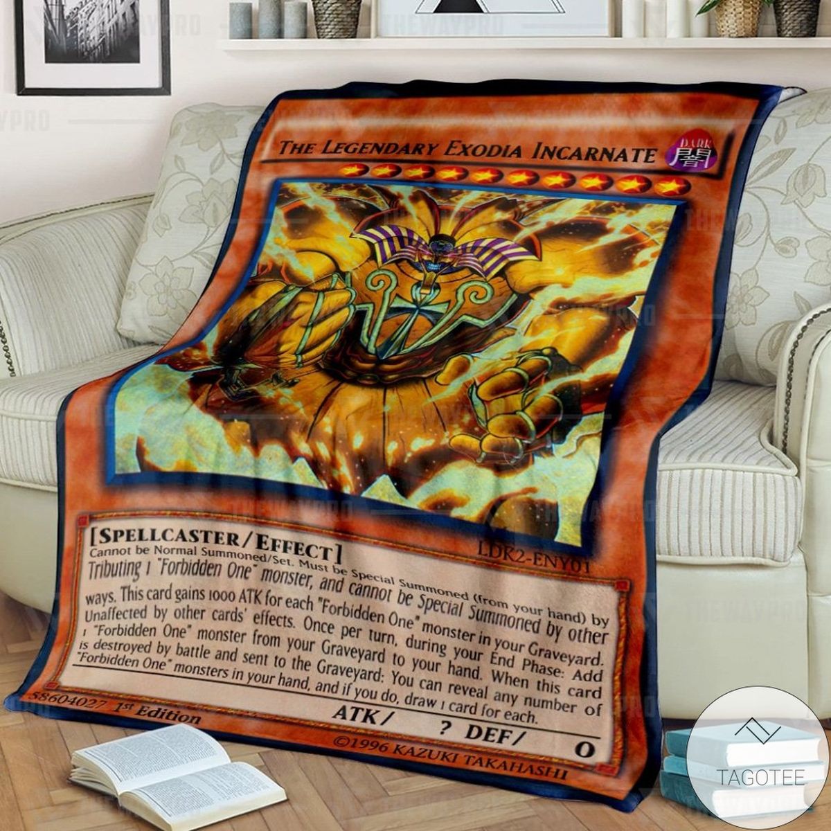The Legendary Exodia Incarnate Custom Blanket The Legendary Exodia Incarnate Custom Blanket