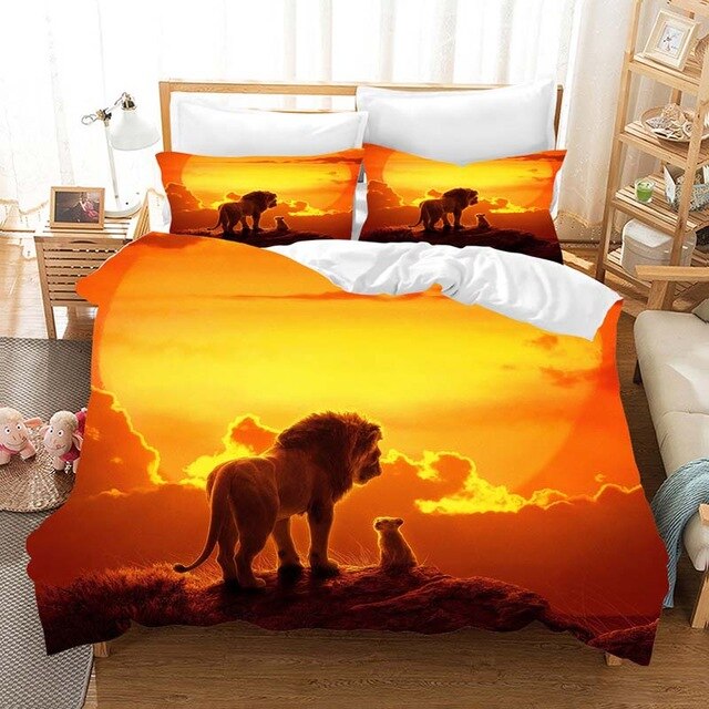 The Lion King 2212 Duvet Cover and Pillowcase Set Bedding Set The Lion King 2212 Duvet Cover and Pillowcase Set Bedding Set
