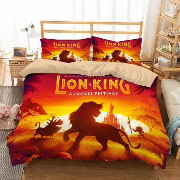The Lion King Duvet Cover and Pillowcase Set Bedding Set 273 The Lion King Duvet Cover and Pillowcase Set Bedding Set 273