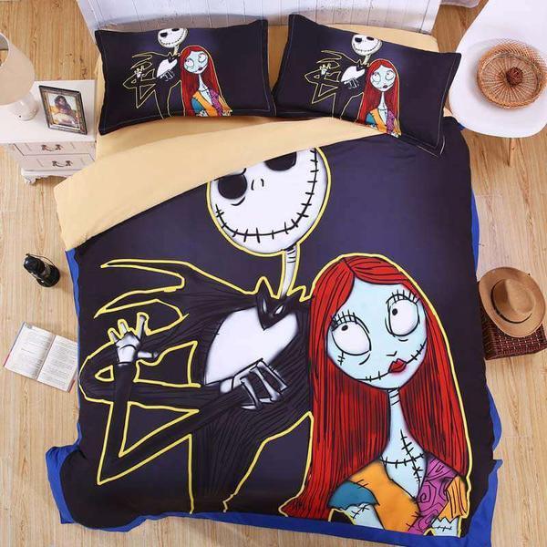 The Nightmare Before Christmas Duvet Cover and Pillowcase Set Bedding Set 573 The Nightmare Before Christmas Duvet Cover and Pillowcase Set Bedding Set 573