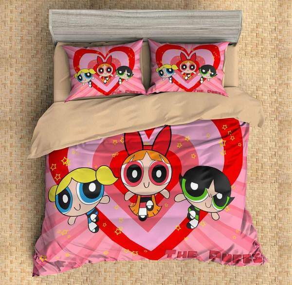 The Powerpuff Girls Duvet Cover and Pillowcase Set Bedding Set The Powerpuff Girls Duvet Cover and Pillowcase Set Bedding Set