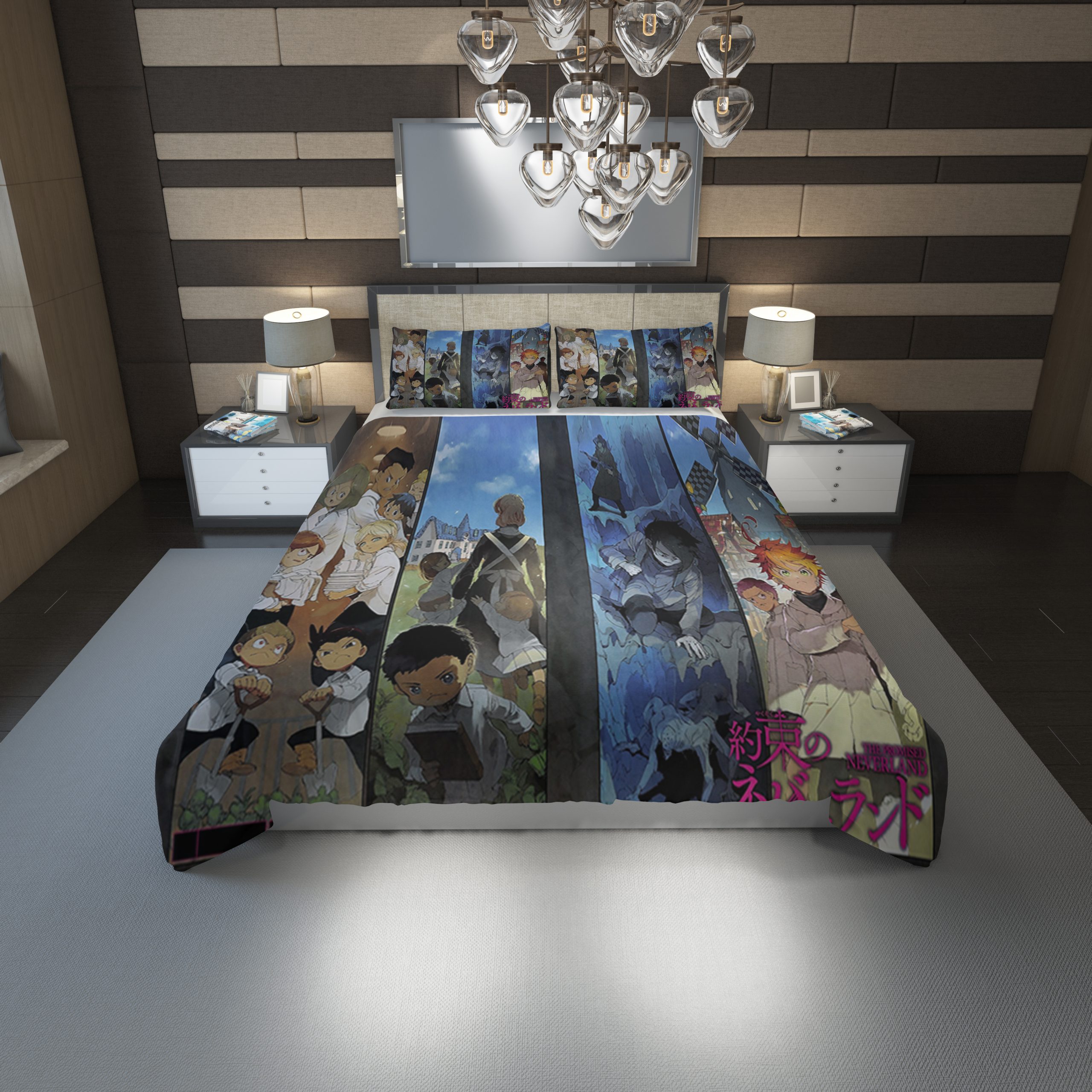 The Promised Neverland Duvet Cover and Pillowcase Set Bedding Set 1149 scaled 1 The Promised Neverland Duvet Cover and Pillowcase Set Bedding Set 1149 scaled 1