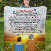 To My Granddaughter Never Forget Your Way Back Home Blanket