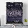 To My Mom Wrap Yourself Up With This And Consider This A Big Hug Your Daughter Blanket