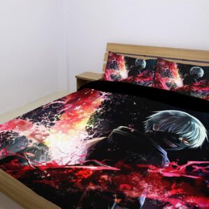 Tokyo Ghoul Duvet Cover and Pillowcase Set Bedding Set