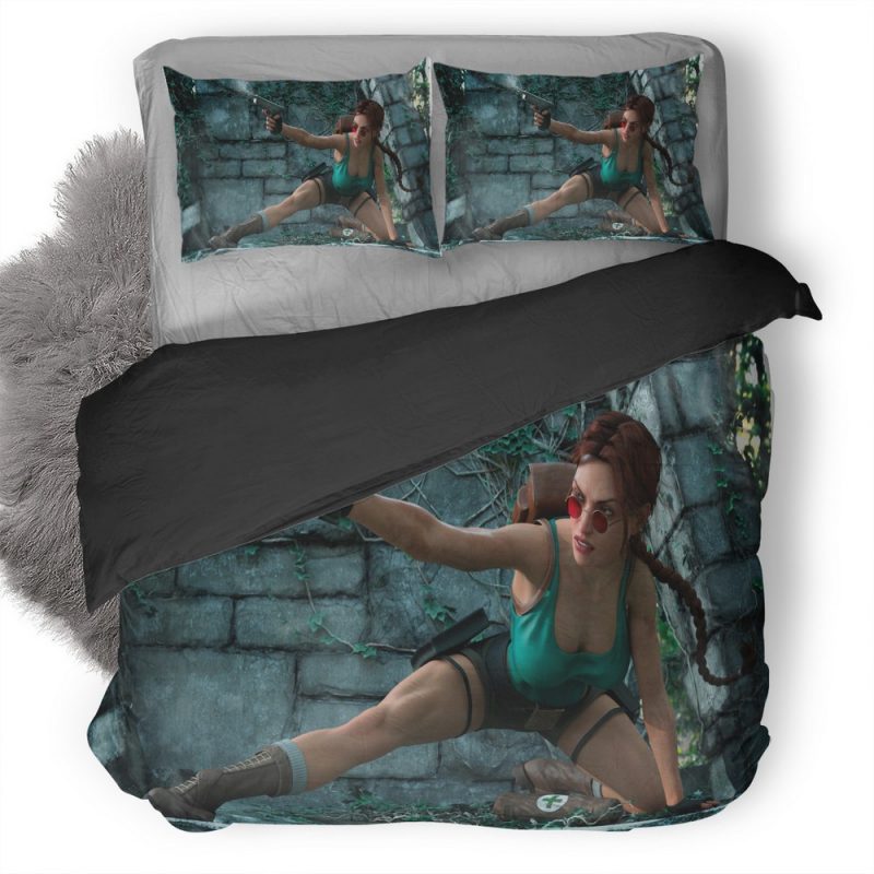 Tomb Raider Firing Art 57 Duvet Cover and Pillowcase Set Bedding Set Tomb Raider Firing Art 57 Duvet Cover and Pillowcase Set Bedding Set