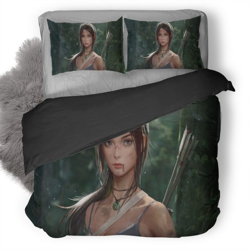 Tomb Raider Lara Croft Artwork Dm Duvet Cover and Pillowcase Set Bedding Set Tomb Raider Lara Croft Artwork Dm Duvet Cover and Pillowcase Set Bedding Set