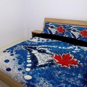 Toronto Blue Jays Duvet Cover and Pillowcase Set Bedding Set 995