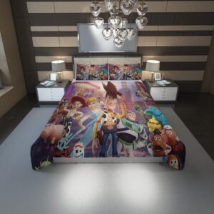Toy Story 4 Duvet Cover and Pillowcase Set Bedding Set 1216 scaled 1