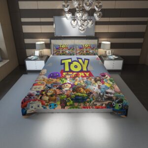 Toy Story 4 Duvet Cover and Pillowcase Set Bedding Set 1217 scaled 1