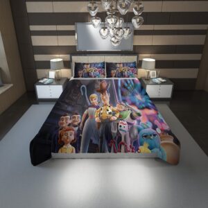 Toy Story 4 Duvet Cover and Pillowcase Set Bedding Set 1218 scaled 1