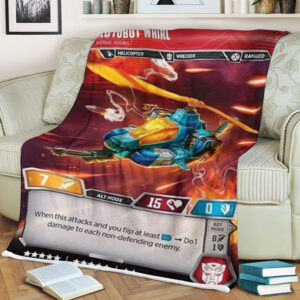 Transformers Autobot Whirl Sherpa Blanket