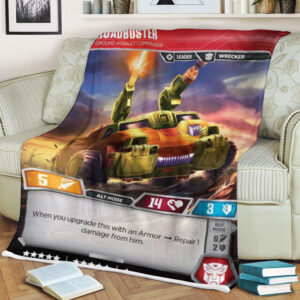 Transformers Roadbuster Ground Assault Commander Sherpa Blanket 1