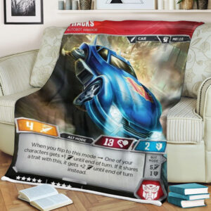 Transformers Tracks Autobot Warrior Sherpa Blanket