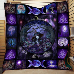 Tree Of Life Wicca Quilt Blanket 4