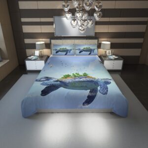 Turtle 12 Duvet Cover and Pillowcase Set Bedding Set scaled 1