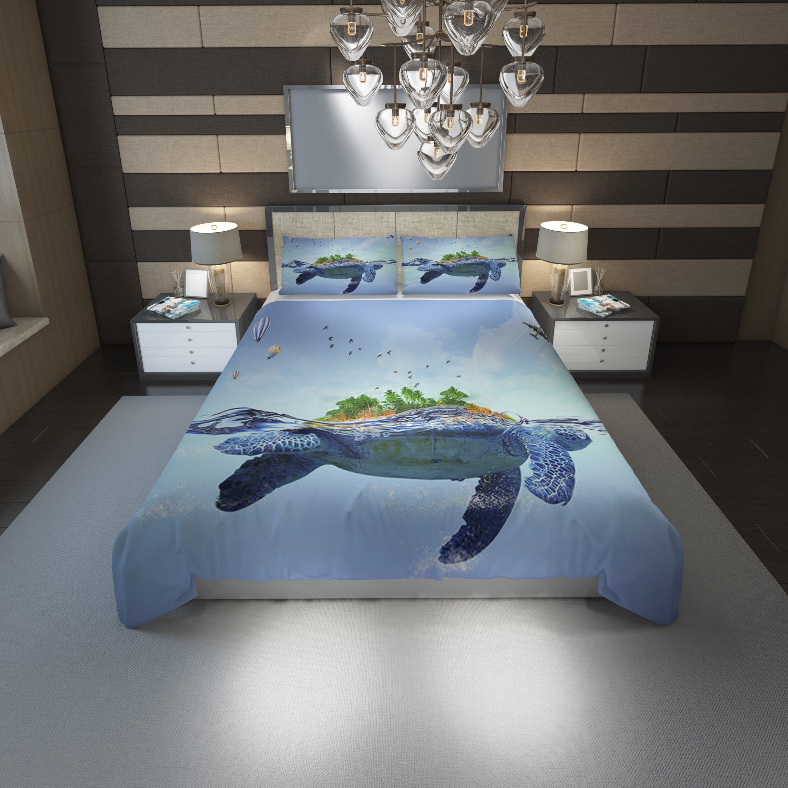 Turtle 12 Duvet Cover and Pillowcase Set Bedding Set scaled 1 Turtle 12 Duvet Cover and Pillowcase Set Bedding Set scaled 1
