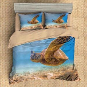 Turtles Duvet Cover and Pillowcase Set Bedding Set