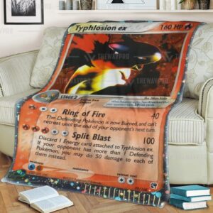 Typhlosion Ex Pokemon Blanket 4