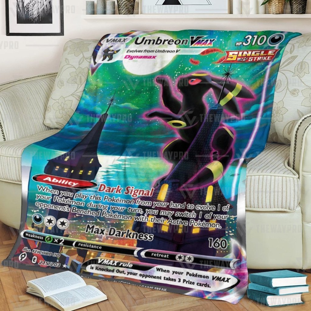 Umbreon Vmax Evolving Skies Blanket Umbreon Vmax Evolving Skies Blanket