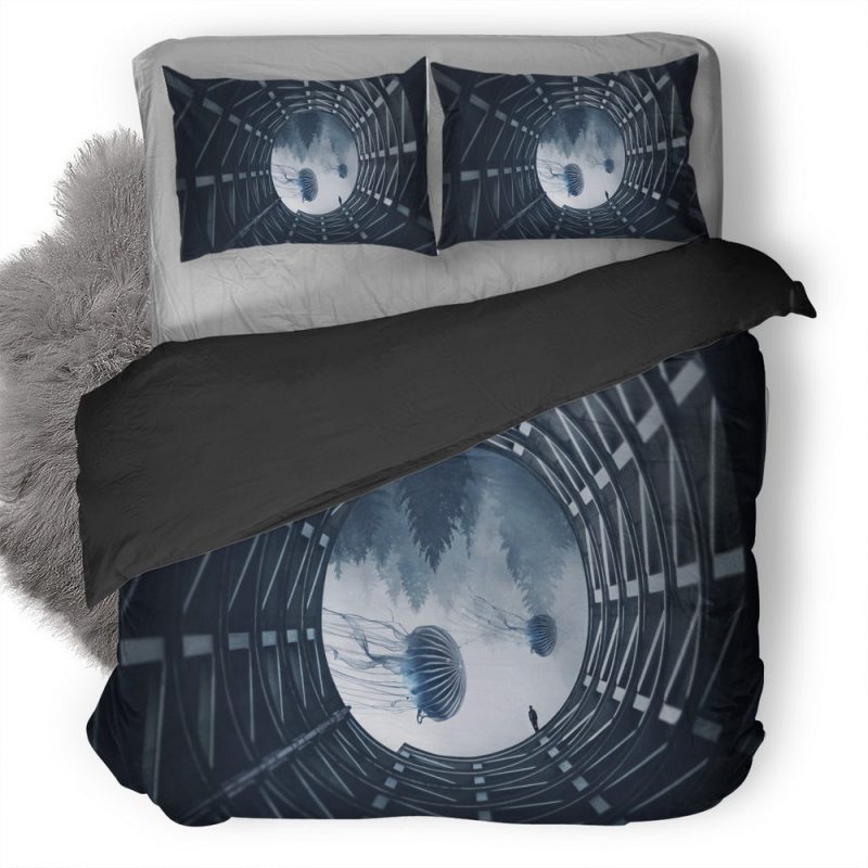 Undised Jellyfish Manipulation 22 Duvet Cover and Pillowcase Set Bedding Set Undised Jellyfish Manipulation 22 Duvet Cover and Pillowcase Set Bedding Set