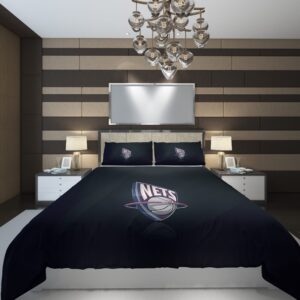 Vehicle Logo Blue Basketball Toy Nba Duvet Cover and Pillowcase Set Bedding Set scaled 1