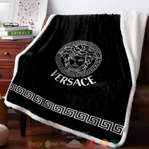 Versace Black Fleece Blanket