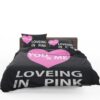 Victorias Secret VS Loveing in Pink You Men Bedding Set