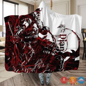 Viking Dain Ii Ironfoot Red White Blanket