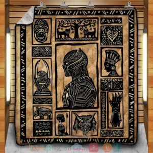 Wakandan History Quilt Blanket