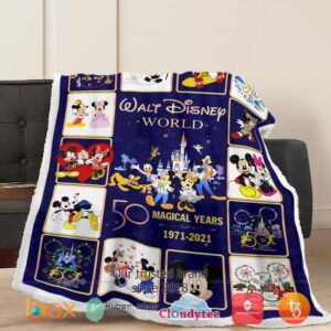 Walt Disney World 50Th Anniversary Blanket