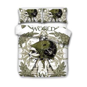 War World Skull Duvet Cover and Pillowcase Set Bedding Set scaled 1