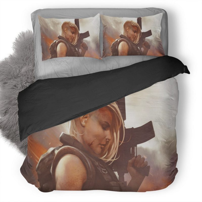 Warrior Girl In War Kq Duvet Cover and Pillowcase Set Bedding Set Warrior Girl In War Kq Duvet Cover and Pillowcase Set Bedding Set