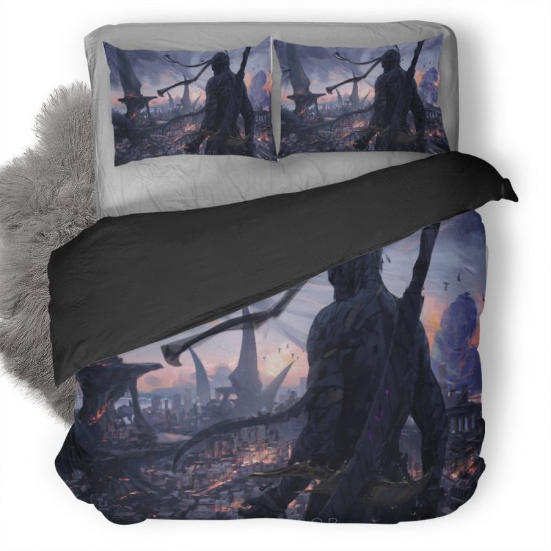 Warrior Sword Digital Art Da Duvet Cover and Pillowcase Set Bedding Set Warrior Sword Digital Art Da Duvet Cover and Pillowcase Set Bedding Set