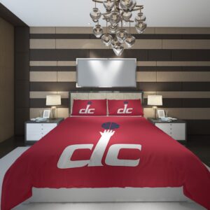 Washington Wizards 1 NBA Basketball ize Duvet Cover and Pillowcase Set Bedding Set scaled 1