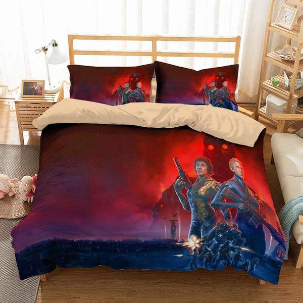 Wolfenstein Youngblood Duvet Cover and Pillowcase Set Bedding Set Wolfenstein Youngblood Duvet Cover and Pillowcase Set Bedding Set