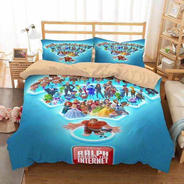 Wreck It Ralph Duvet Cover and Pillowcase Set Bedding Set 725 Wreck It Ralph Duvet Cover and Pillowcase Set Bedding Set 725