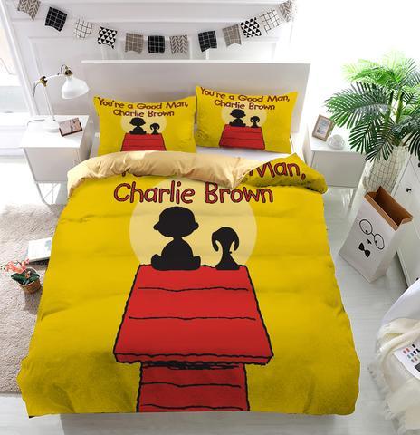 YouRe A Good Man Charlie Brown Valentine Day Duvet Cover and Pillowcase Set Bedding Set YouRe A Good Man Charlie Brown Valentine Day Duvet Cover and Pillowcase Set Bedding Set