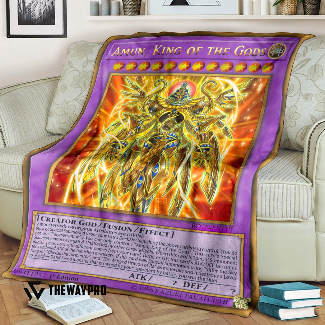 Yu Gi Oh Amun King Of The Gods Blanket Yu Gi Oh Amun King Of The Gods Blanket
