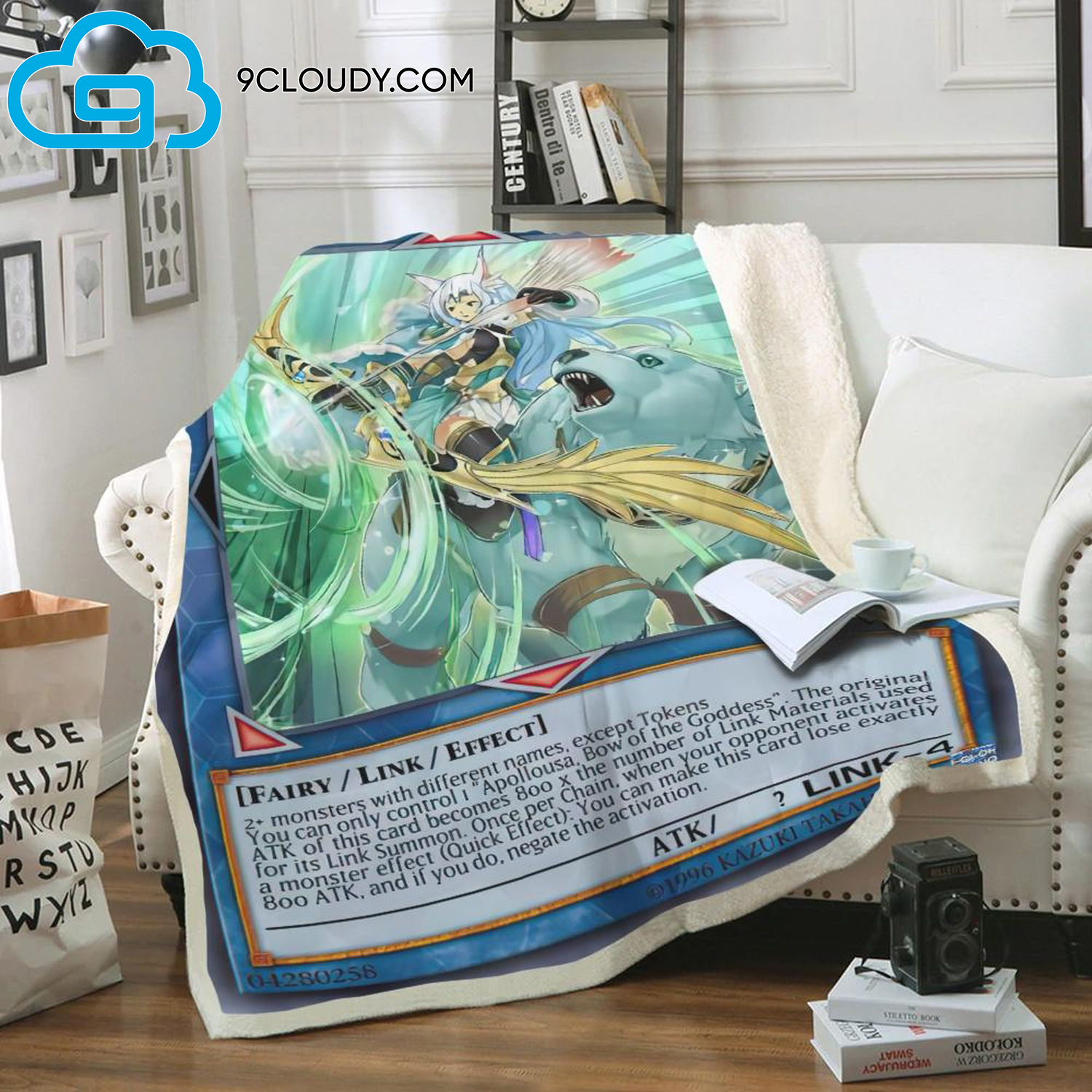 Yu Gi Oh Apollousa Bow Of The Goddess Full Print Soft Blanket Yu Gi Oh Apollousa Bow Of The Goddess Full Print Soft Blanket