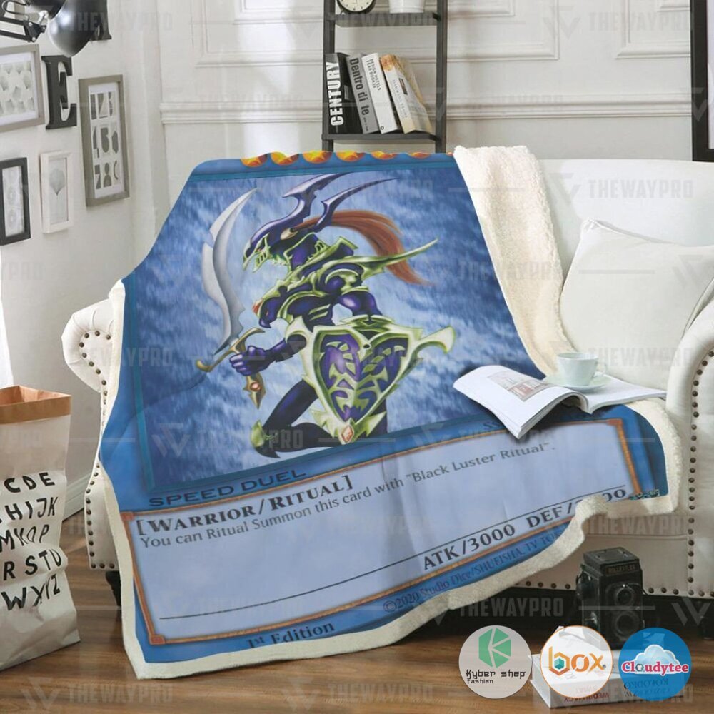 Yu Gi Oh Black Luster Soldier Blanket 5 Yu Gi Oh Black Luster Soldier Blanket 5