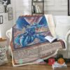 Yu Gi Oh Blue Eyes Shining Dragon Blanket 1